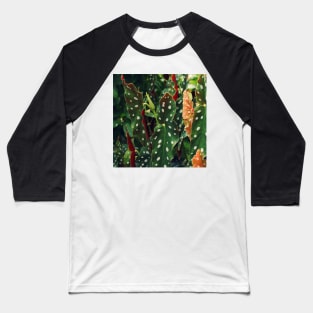 Begonia Polka Dot Plant in garden Baseball T-Shirt